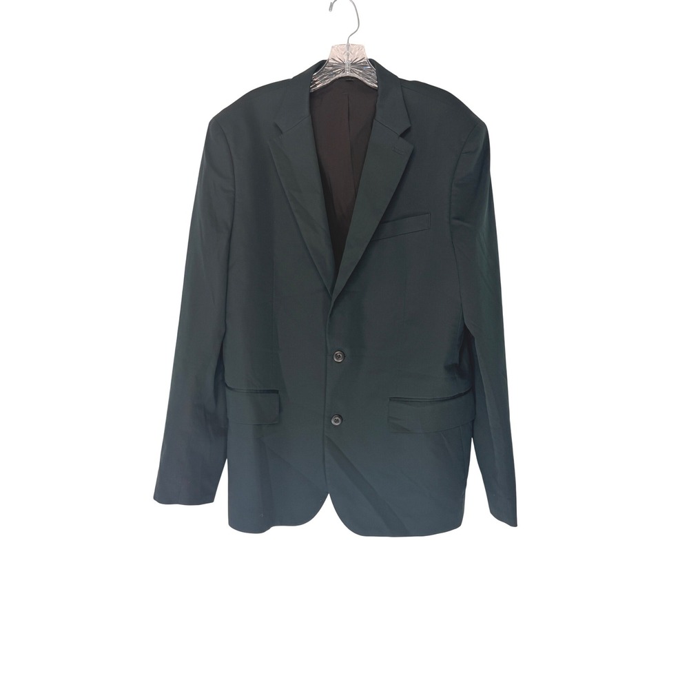 Express Slim Fit Blazer Men's Dark Green Office Work Preppy Event Formal 42L